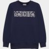 * | Moschino Unisex Sweatshirt Navy Blue