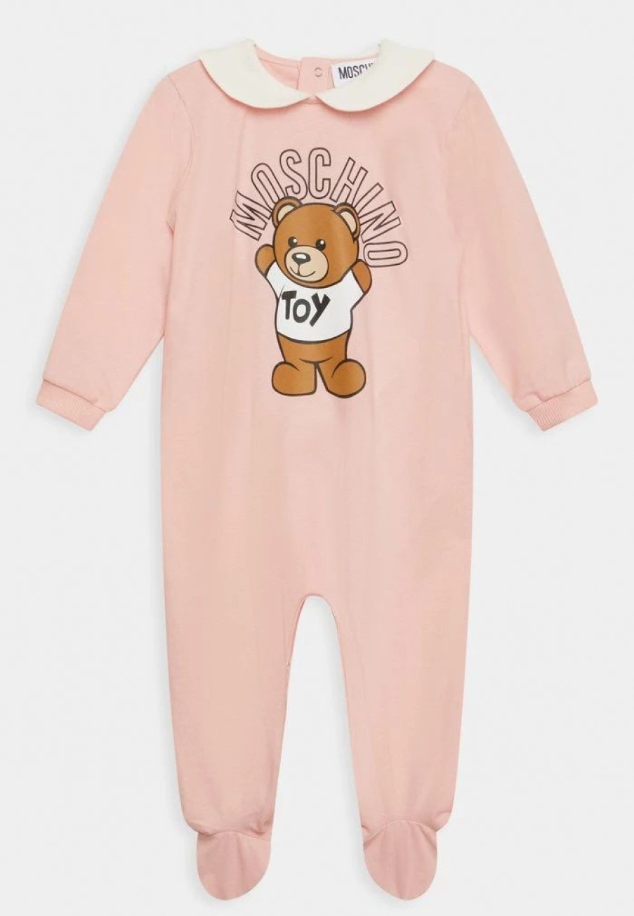 * | Moschino Babygrow With Gift Box Unisex Pyjamas Sugar Rose