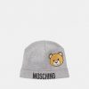 * | Moschino Baby Hat Unisex Beanie Melange Grey