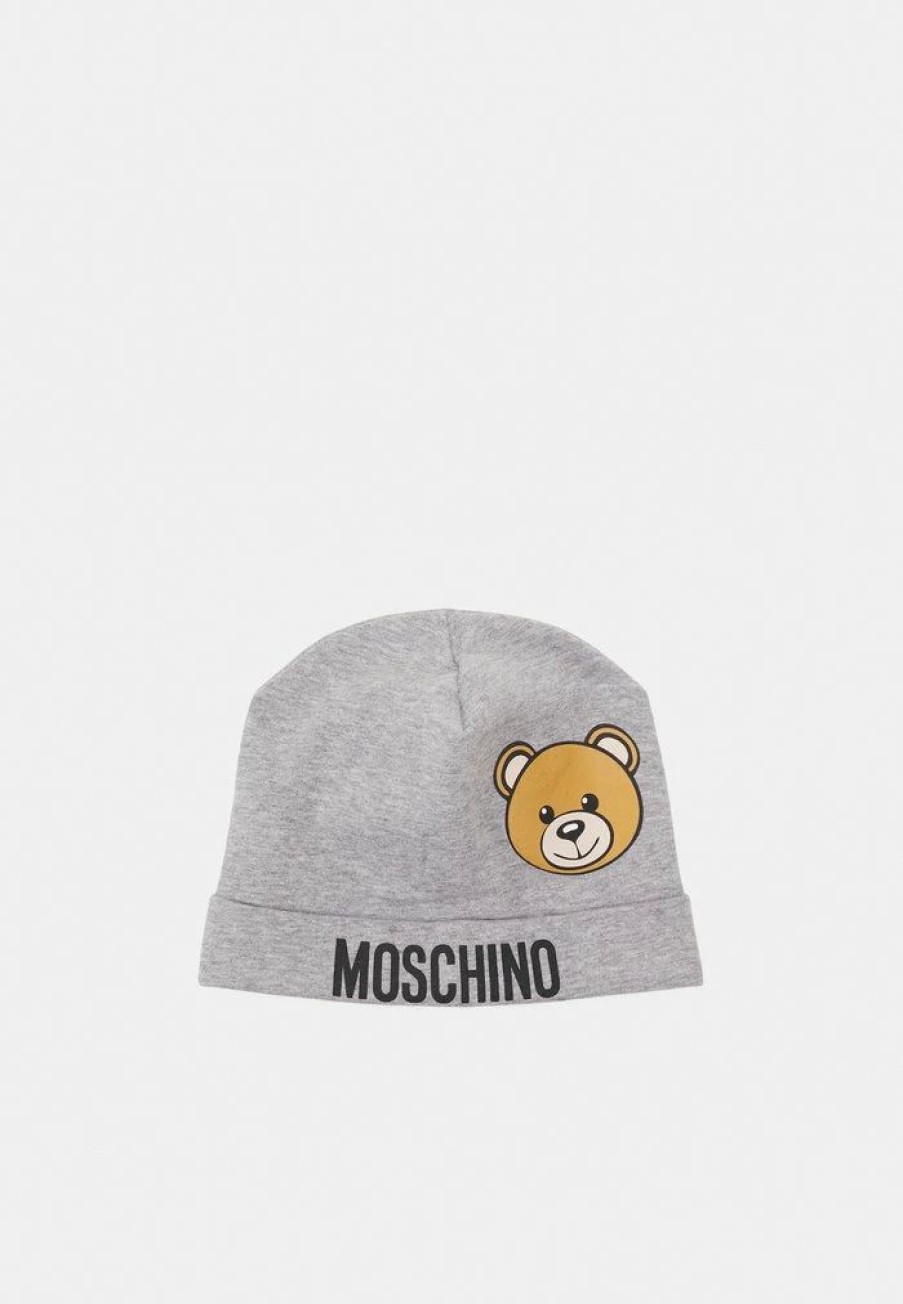 * | Moschino Baby Hat Unisex Beanie Melange Grey