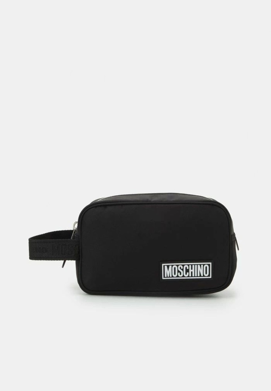 * | Moschino Unisex Wash Bag Black