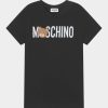 * | Moschino Unisex Print T-Shirt Black