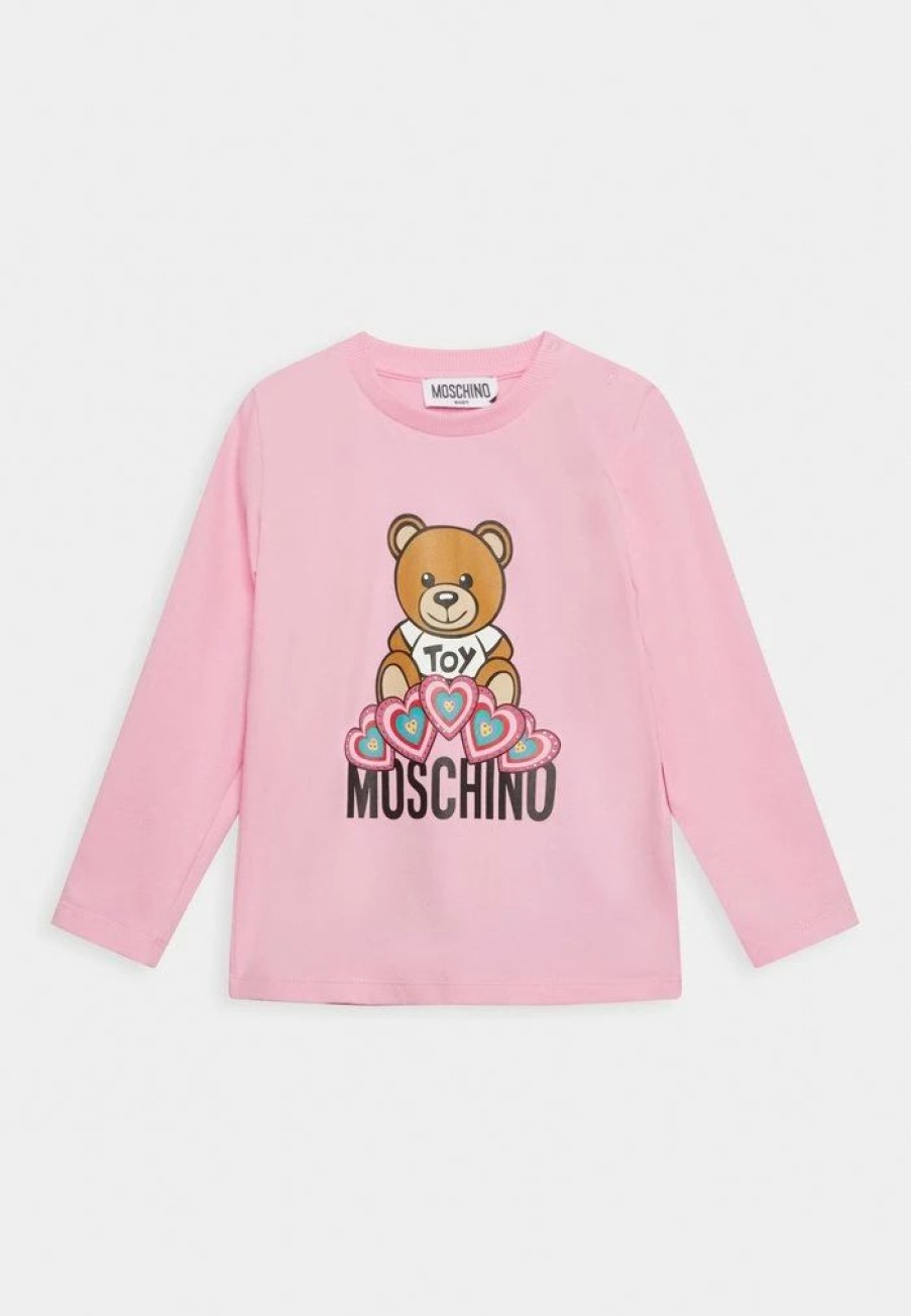 * | Moschino Long Sleeved Top Sweet Pink