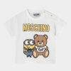 * | Moschino Minions Unisex Print T-Shirt Optical White