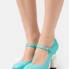 * | Moschino Classic Heels Turquoise