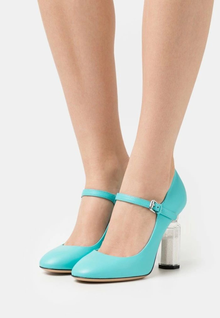 * | Moschino Classic Heels Turquoise