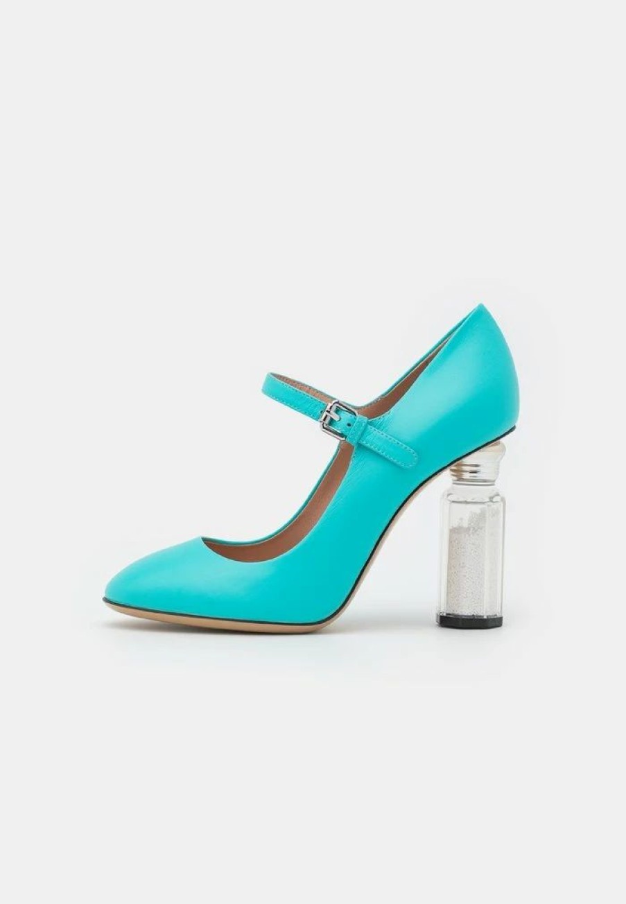 * | Moschino Classic Heels Turquoise