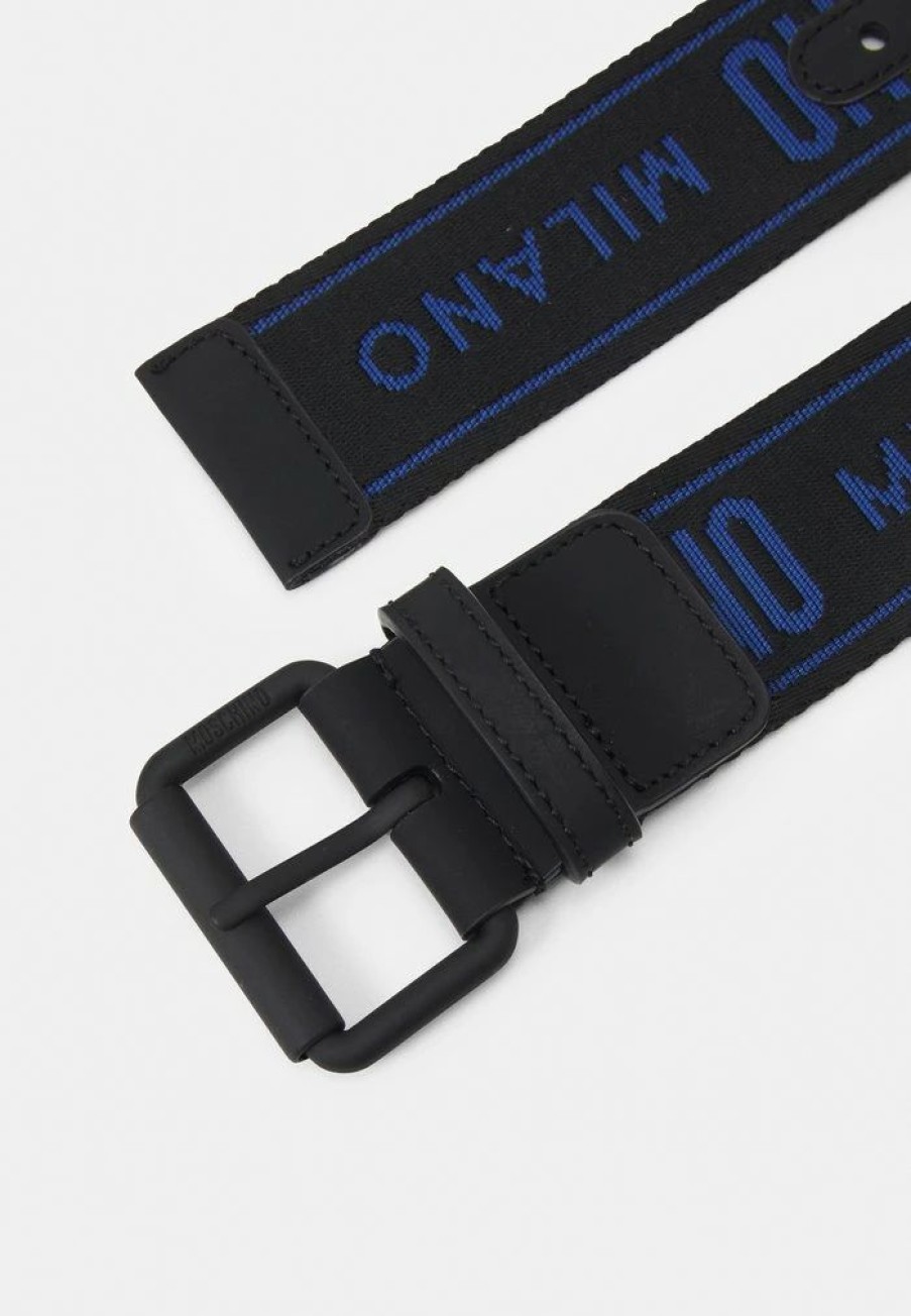 * | Moschino Belt Unisex Belt Fantasy Black