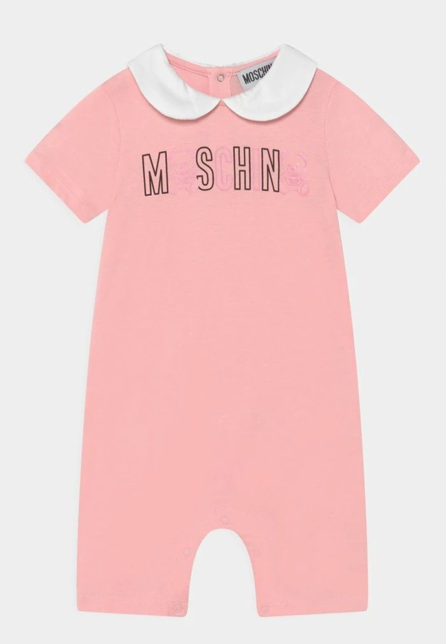 * | Moschino Romper With Gift Box Unisex Jumpsuit Sugar Rose