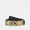 * | Moschino Unisex Belt Black