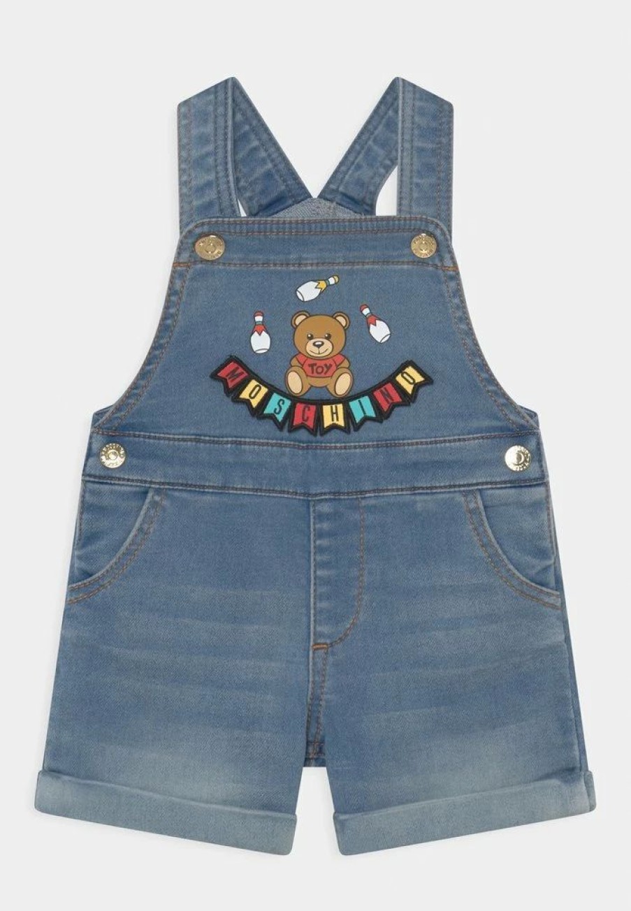 * | Moschino Dungarees Unisex Dungarees Light Blu