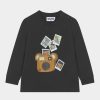 * | Moschino Addition Unisex Long Sleeved Top Black