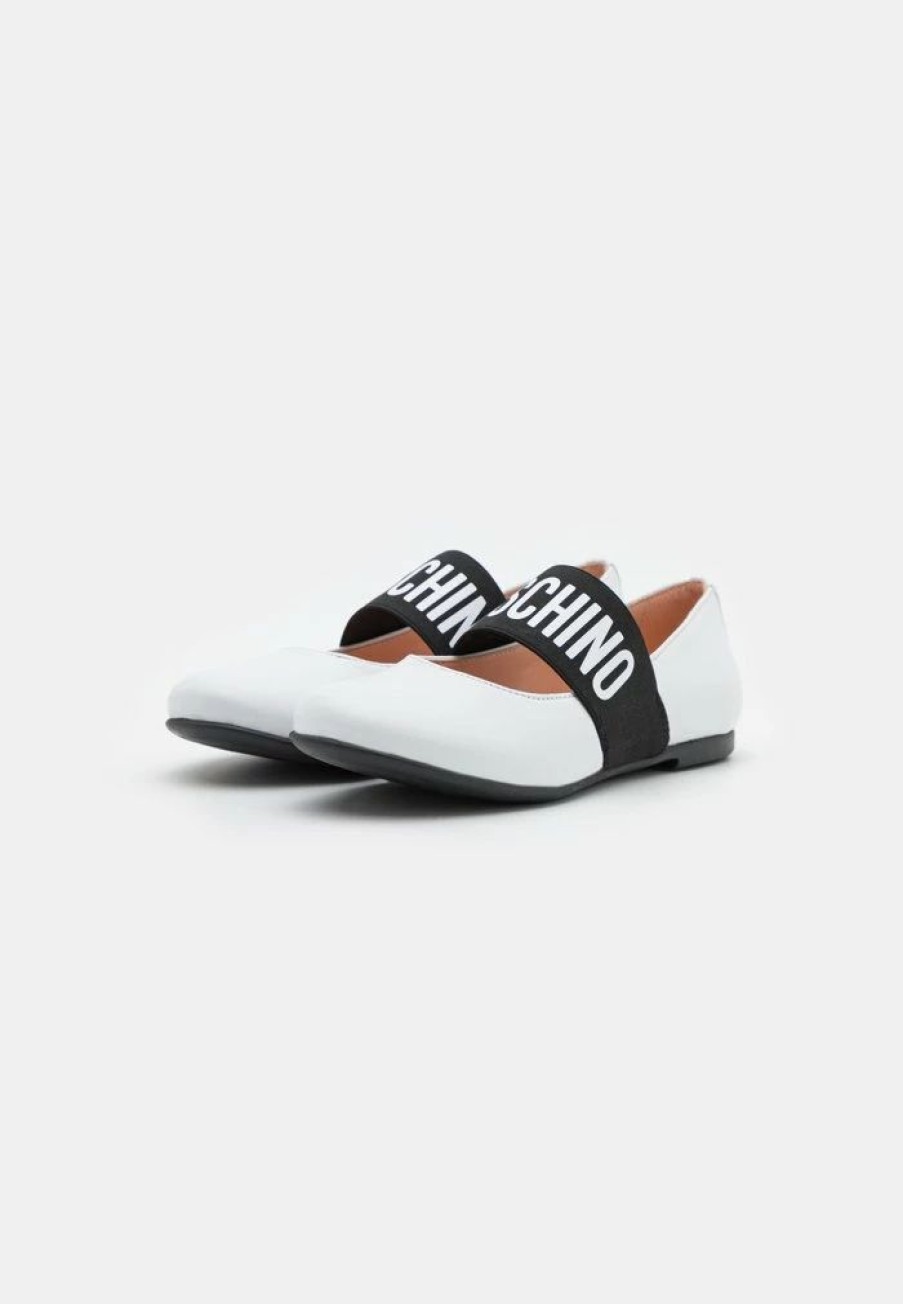 * | Moschino Ballet Pumps White/Black