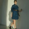 * | Moschino Teddy Bear Denim Dress Blue