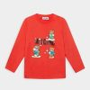 * | Moschino Xmas Unisex Long Sleeved Top Poppy Red