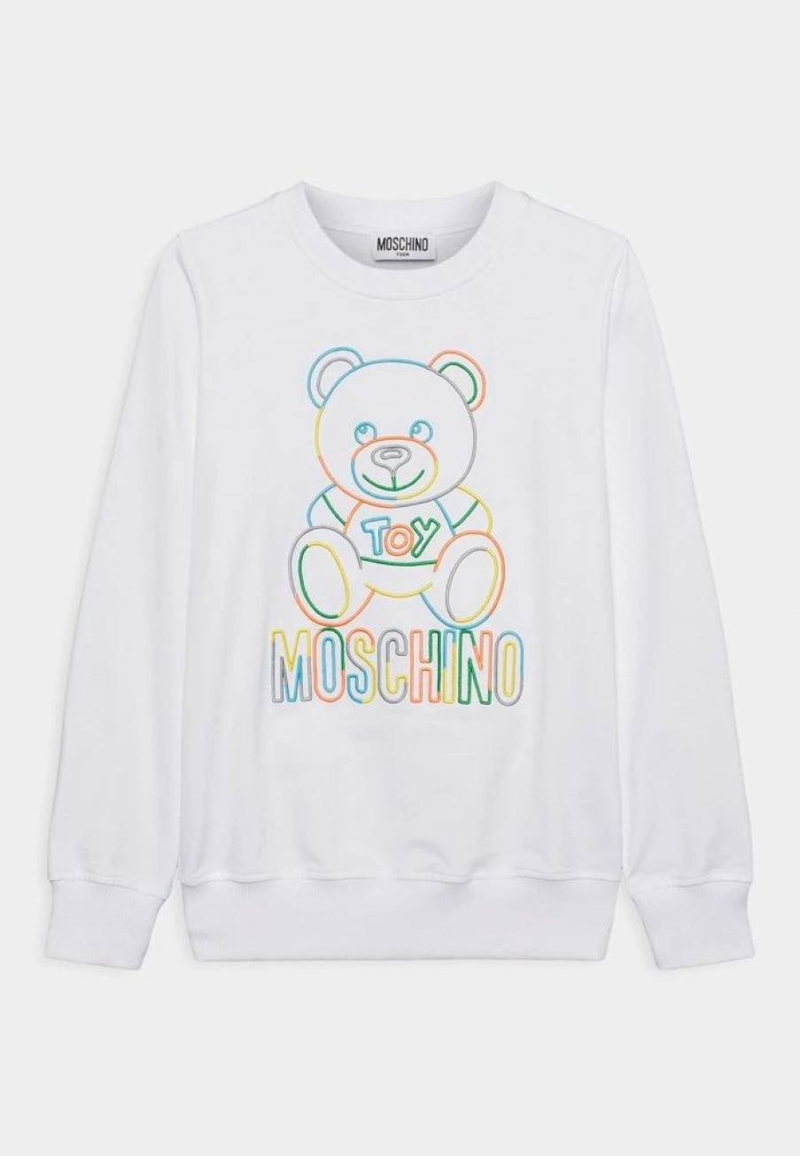 * | Moschino Sweatshirt Optical White