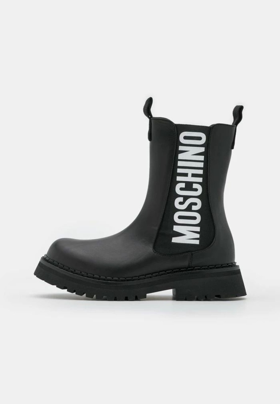 * | Moschino Classic Ankle Boots Nero