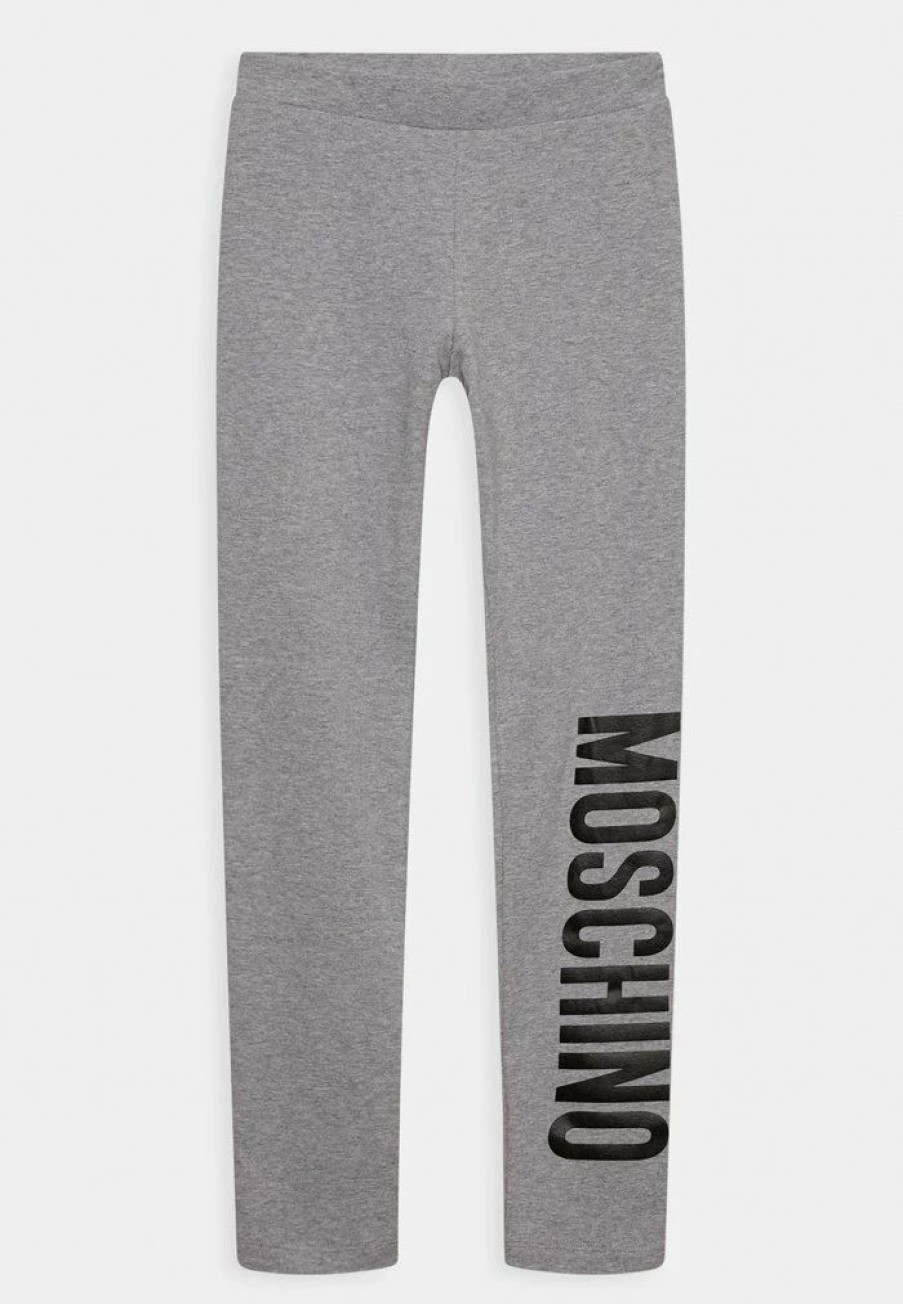 * | Moschino Unisex Leggings Trousers Melange Grey