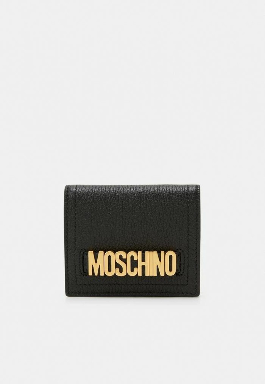 * | Moschino Lettering Wallet Wallet Black