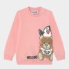 * | Moschino Unisex Sweatshirt Light Pink