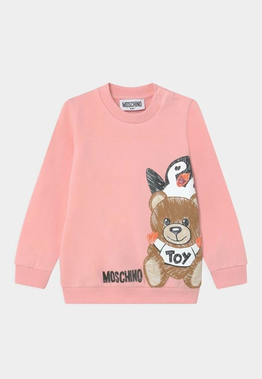 * | Moschino Unisex Sweatshirt Light Pink