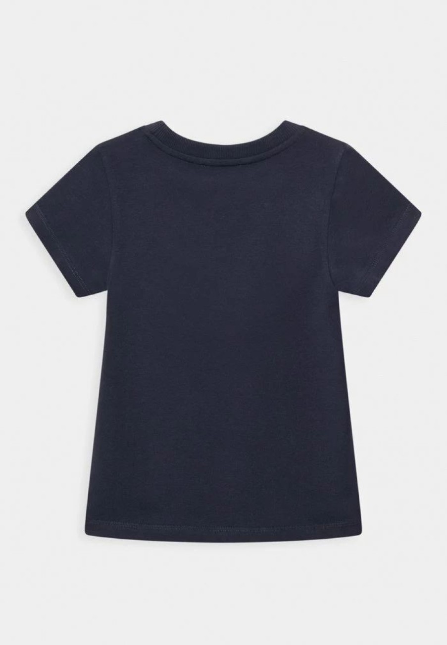 * | Moschino Tee Unisex Print T-Shirt Navy Blue