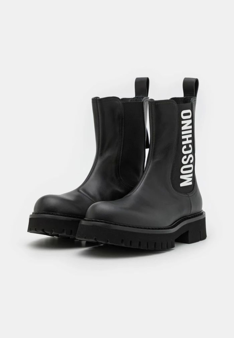 * | Moschino Mb24034G1F Ga0 Classic Ankle Boots Black