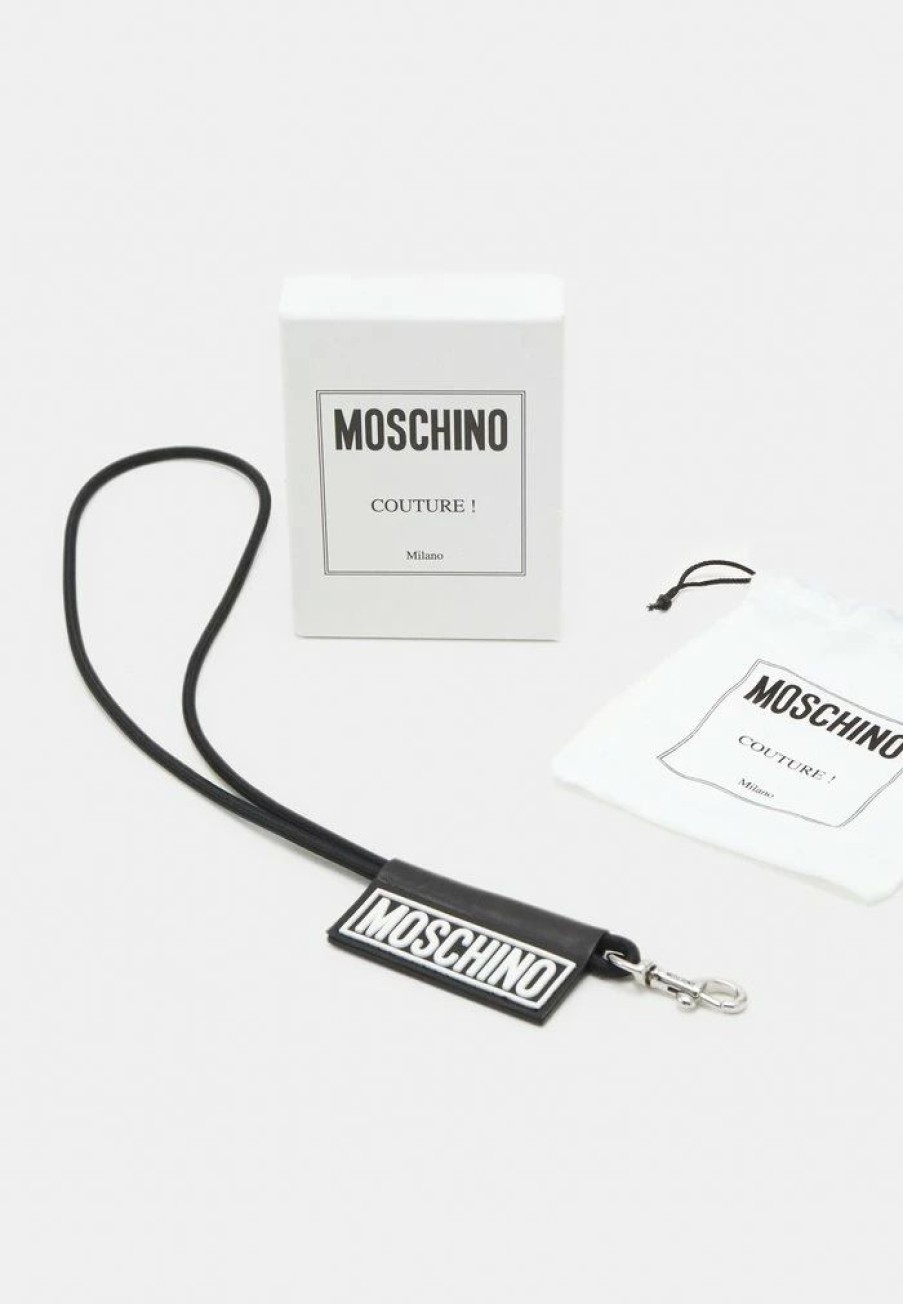 * | Moschino Keyring Black