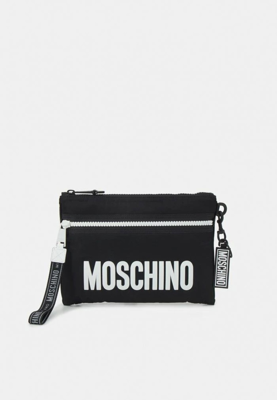 * | Moschino Unisex Wash Bag Black, White