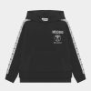 * | Moschino Hooded Unisex Hoodie Black