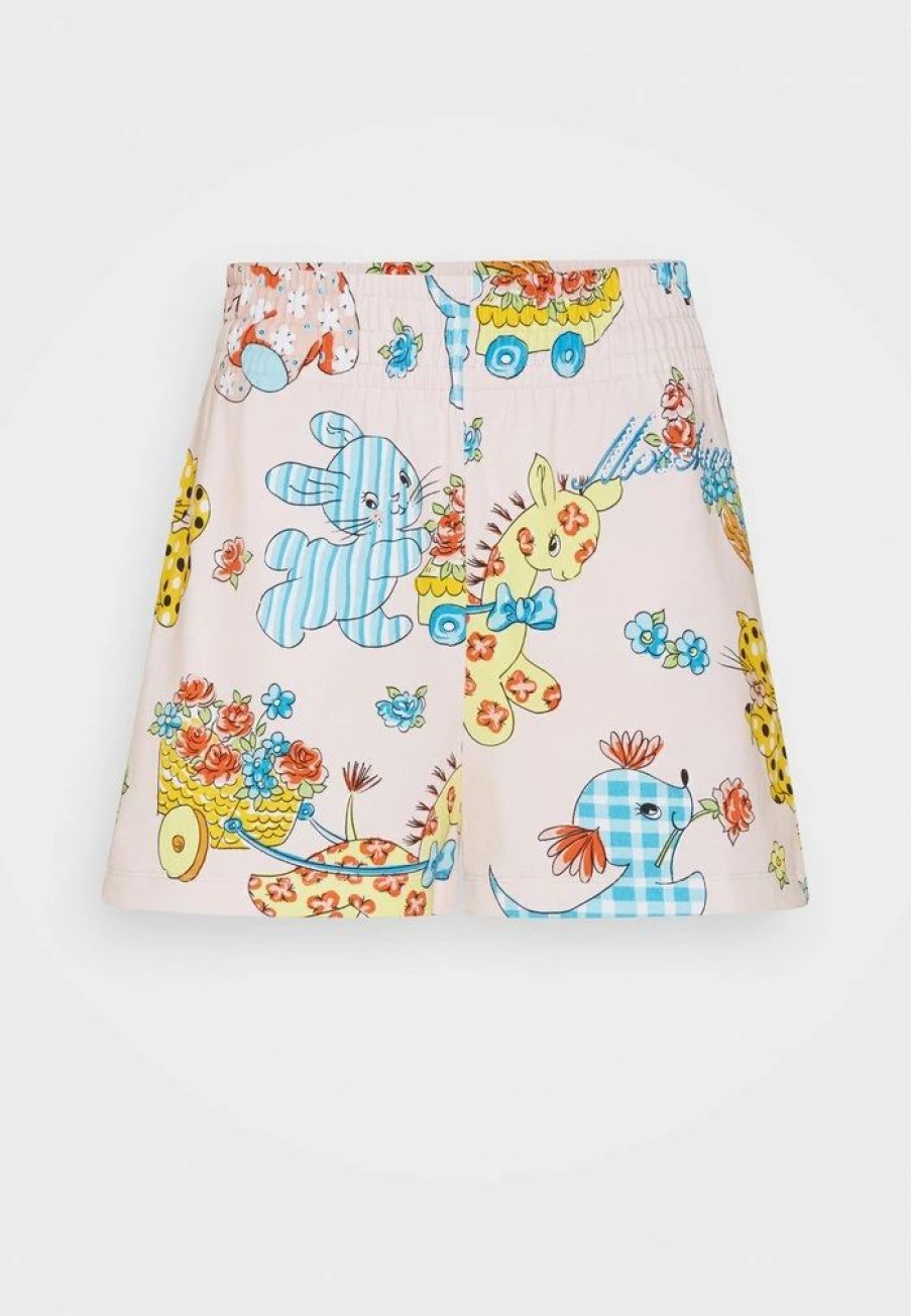 * | Moschino Calico Animals All Over Shorts Pink