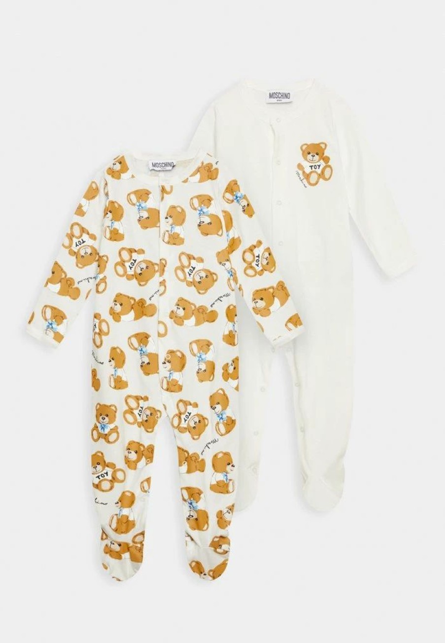 * | Moschino Babygrow Gift Unisex 2Pack Pyjamas Cloud Toy Peluche