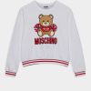 * | Moschino Unisex Sweatshirt Optical White