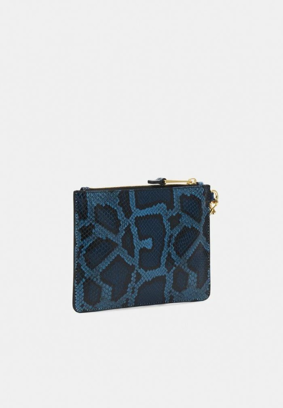 * | Moschino Logo Unisex Clutch Blue