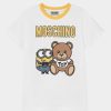 * | Moschino X Minions Print T-Shirt Optical White