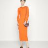 * | Moschino Bondage Day Dress Orange