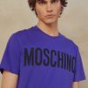 * | Moschino Print T-Shirt Blue