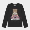 * | Moschino Long Sleeved Top Black