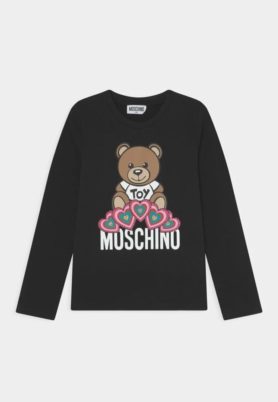 * | Moschino Long Sleeved Top Black