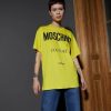 * | Moschino Institutional Logos Print T-Shirt Yellow