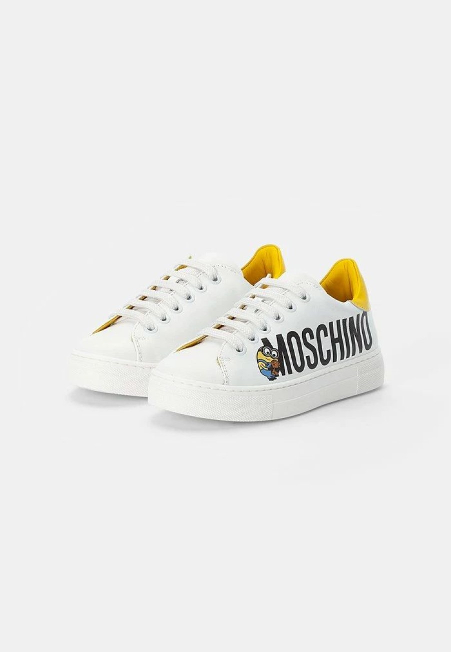 * | Moschino Minions Trainers White/Yellow/Black