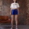 * | Moschino Logo Shorts Blue