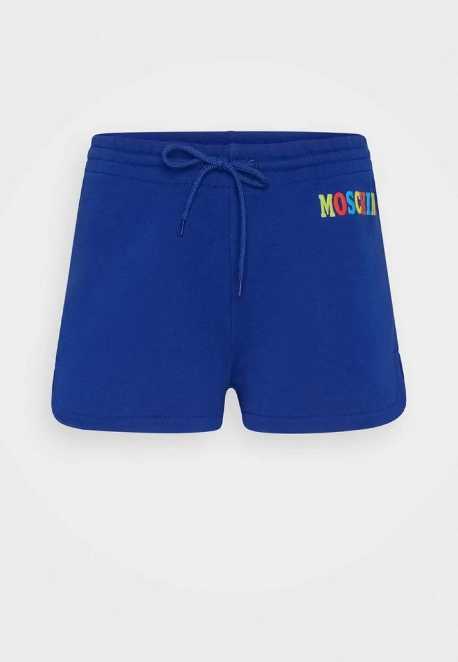 * | Moschino Logo Shorts Blue