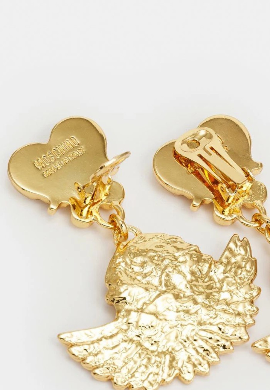 * | Moschino Earrings Earrings Shiny Gold-Coloured