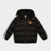 * | Moschino Padded Unisex Winter Jacket Black