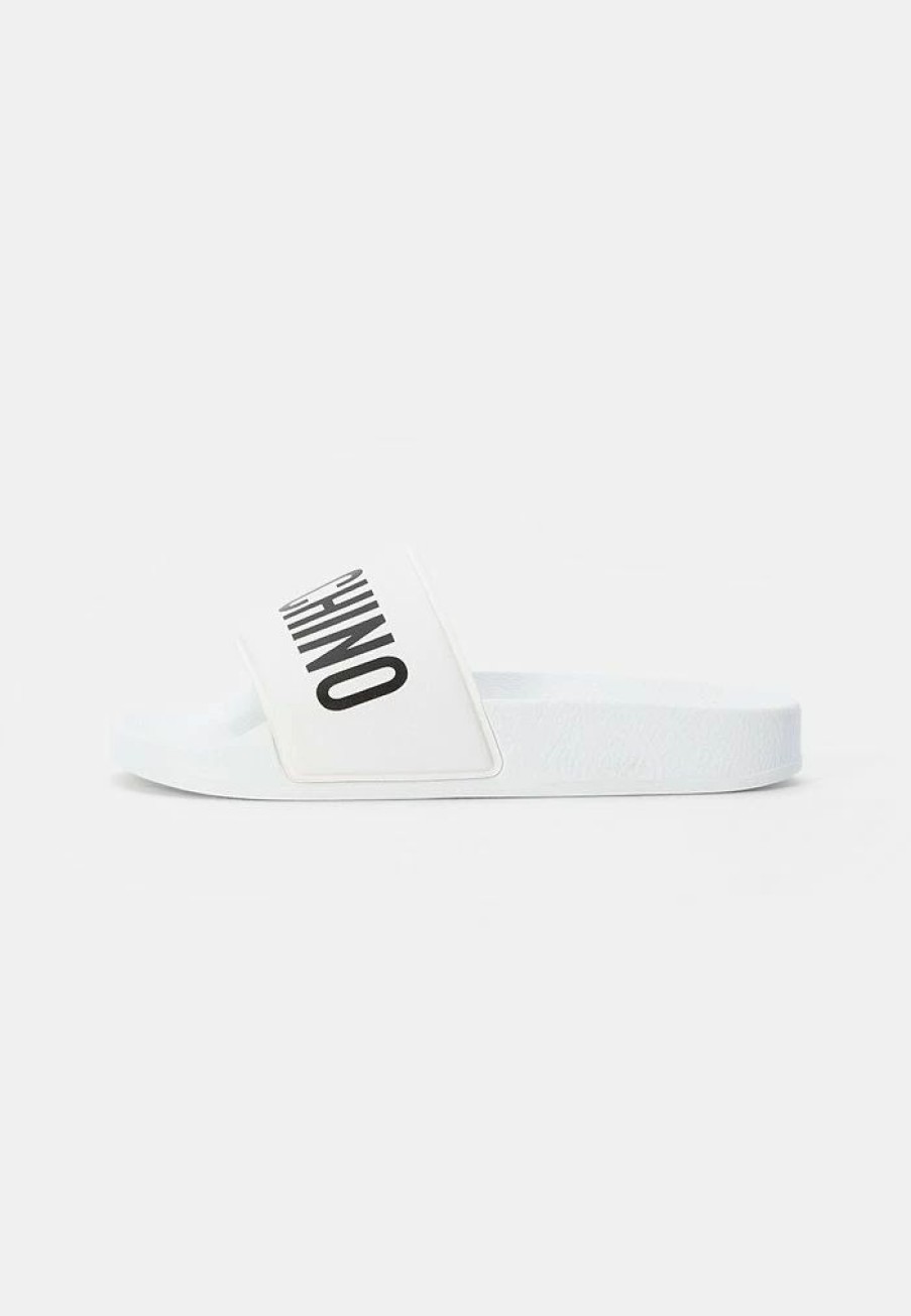 * | Moschino Mules White/Black