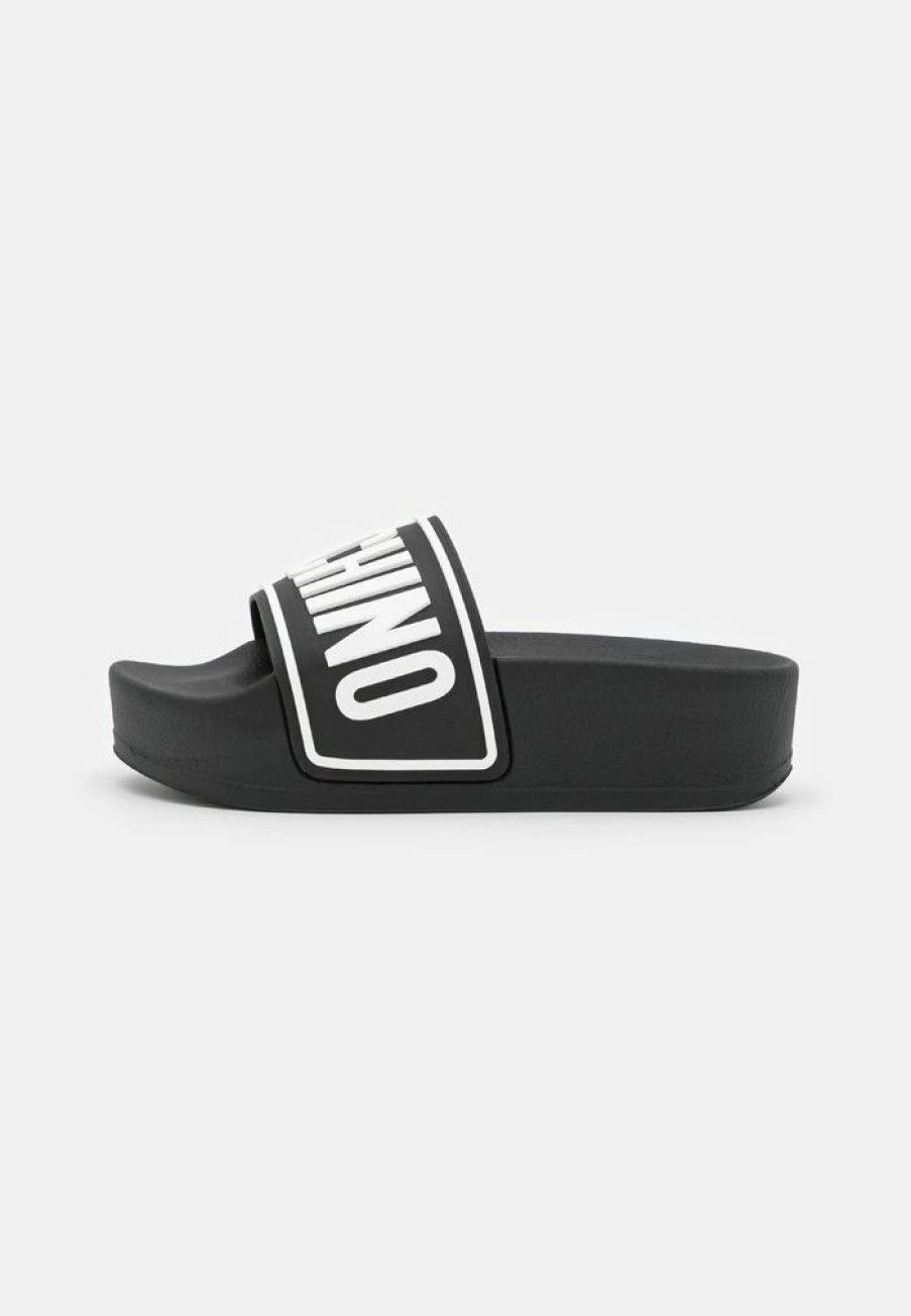 * | Moschino Heeled Mules Nero