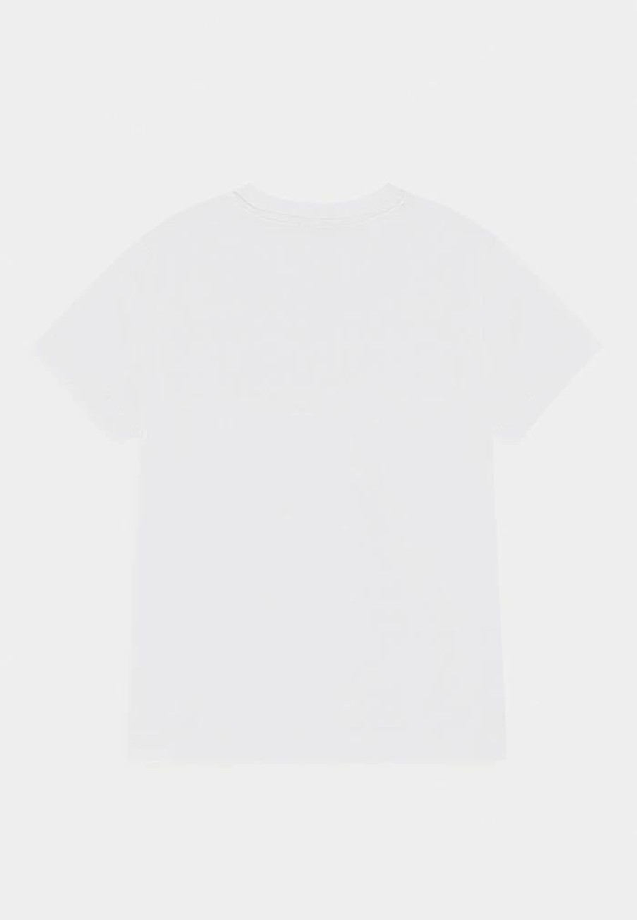 * | Moschino Unisex Print T-Shirt Optical White