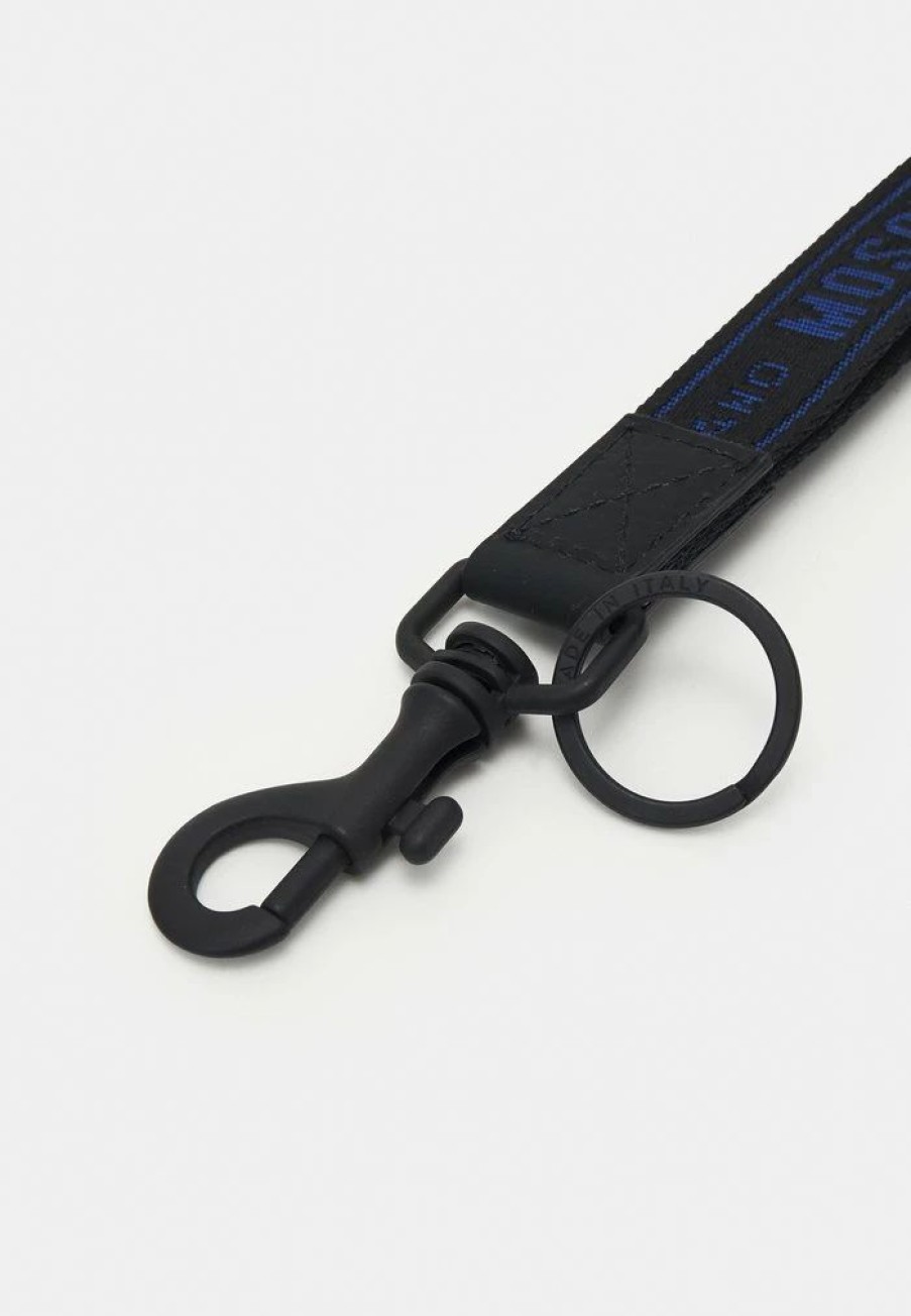 * | Moschino Belts Recycle Unisex Keyring Fantasy Black