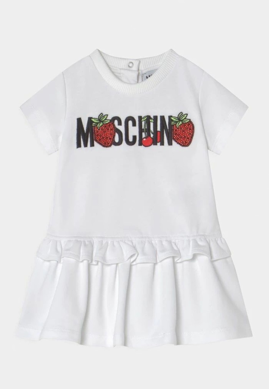 * | Moschino Dress Day Dress Optical White